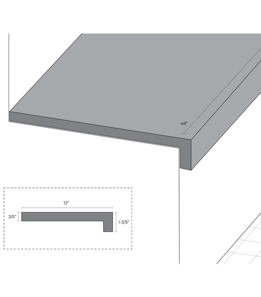 Provence Full Stair Tread
