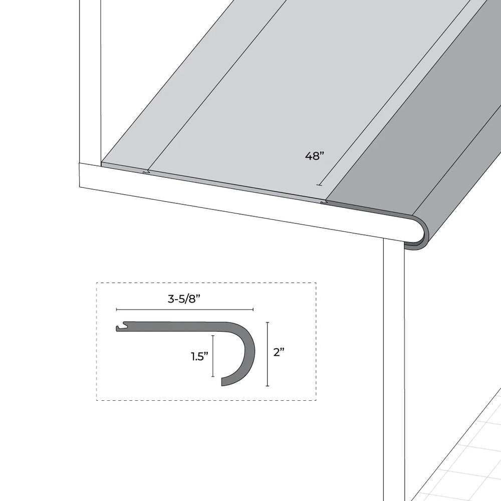 Base TruePlank™ Nosing 48"